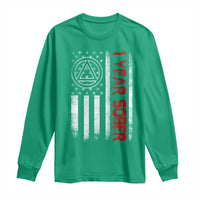 1 Year Sober Long Sleeve Shirt 1 Year Sobriety Anniversary Vintage American Flag