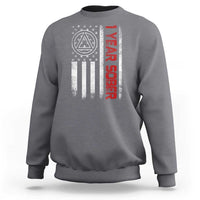 1 Year Sober Sweatshirt 1 Year Sobriety Anniversary Vintage American Flag