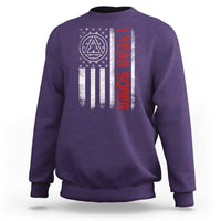 1 Year Sober Sweatshirt 1 Year Sobriety Anniversary Vintage American Flag
