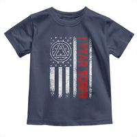 1 Year Sober Toddler T Shirt 1 Year Sobriety Anniversary Vintage American Flag