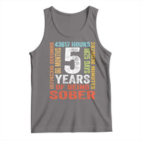 5 Years Of Being Sober Tank Top 5 Years Sobriety Anniversary Addiction Recovery