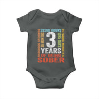 3 Years Of Being Sober Baby Onesie 3 Years Sobriety Anniversary Addiction Recovery