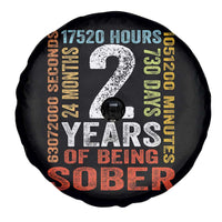 2 Years Of Being Sober Spare Tire Cover 2 Years Sobriety Anniversary Addiction Recovery