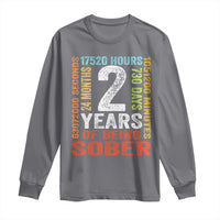 2 Years Of Being Sober Long Sleeve Shirt 2 Years Sobriety Anniversary Addiction Recovery