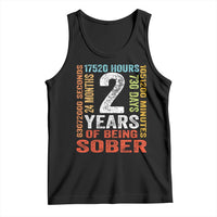 2 Years Of Being Sober Tank Top 2 Years Sobriety Anniversary Addiction Recovery