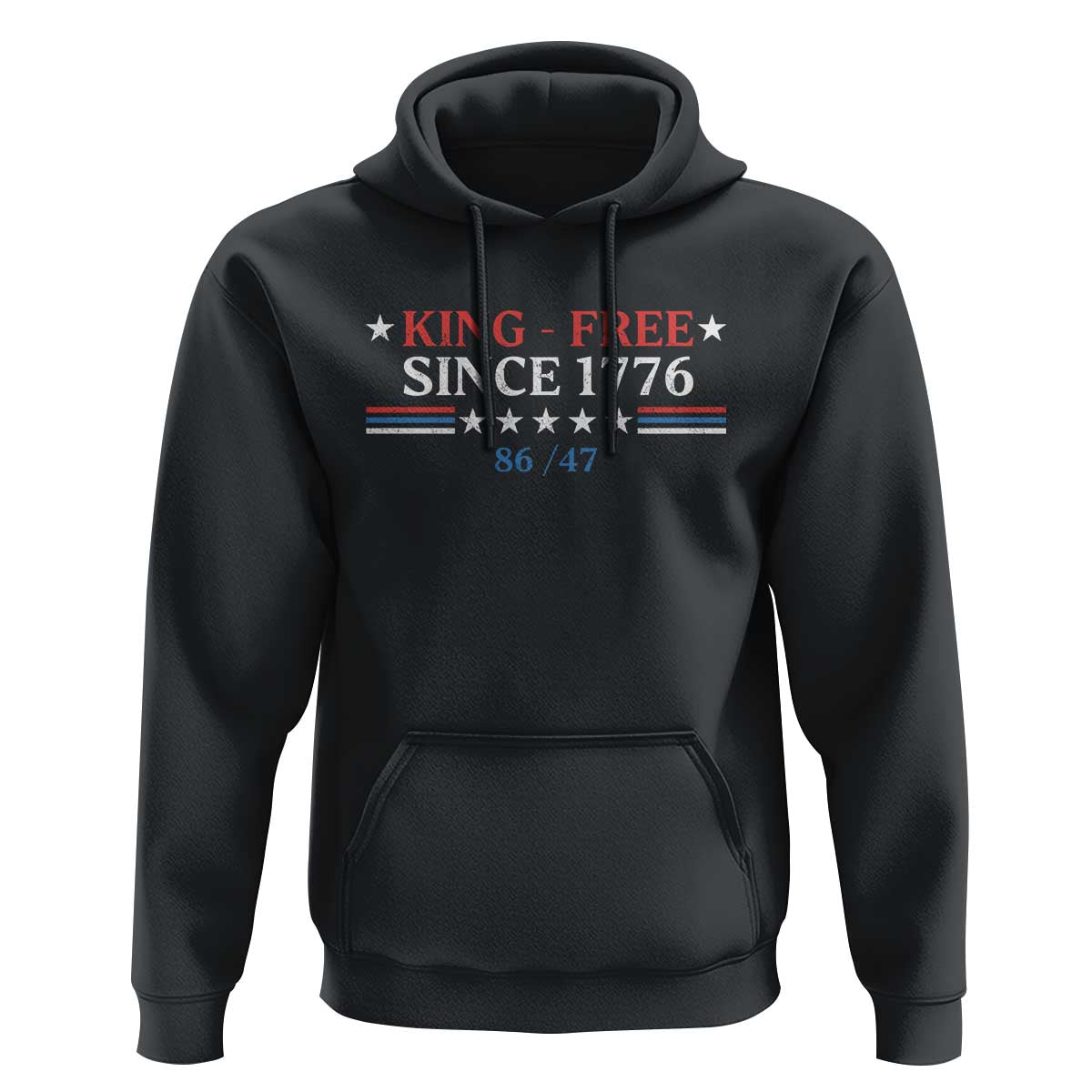 Funny King Free Since 1776 8647 Hoodie