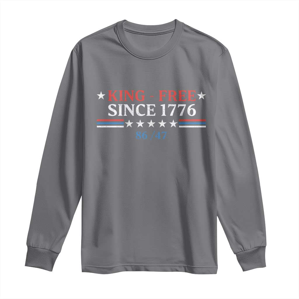 Funny King Free Since 1776 8647 Long Sleeve Shirt