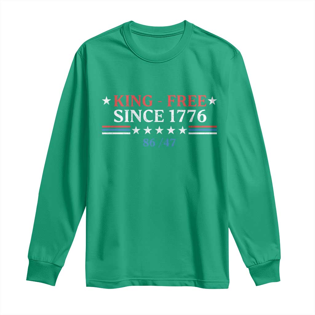 Funny King Free Since 1776 8647 Long Sleeve Shirt