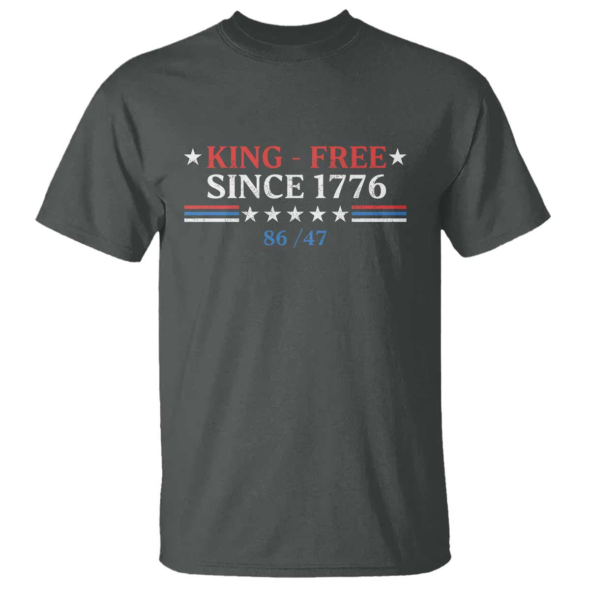 Funny King Free Since 1776 8647 T Shirt
