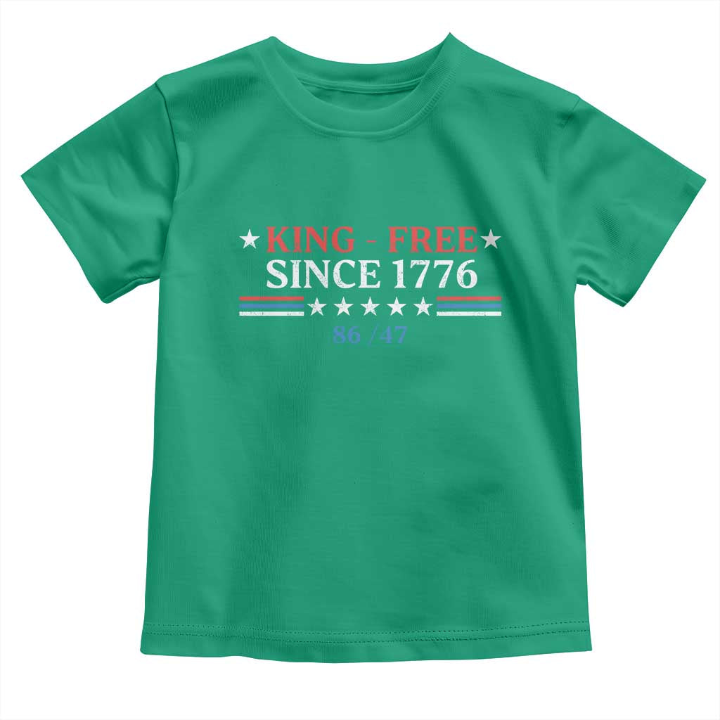 Funny King Free Since 1776 8647 Toddler T Shirt