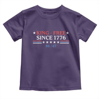 Funny King Free Since 1776 8647 Toddler T Shirt