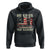 Funny No Kings Fight Oligarchy Hoodie Betsy Ross Flag Hand Fist - Wonder Print Shop