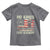 Funny No Kings Fight Oligarchy Toddler T Shirt Betsy Ross Flag Hand Fist - Wonder Print Shop