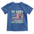 Funny No Kings Fight Oligarchy Toddler T Shirt Betsy Ross Flag Hand Fist - Wonder Print Shop