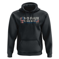 Funny No Faux King Way 8647 Hoodie Vintage American Flag