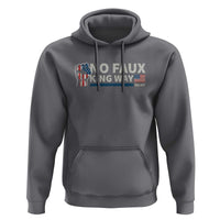 Funny No Faux King Way 8647 Hoodie Vintage American Flag