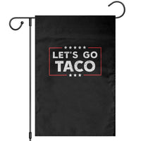 Funny Let's Go Taco Garden Flag Vintage Star Stripes - Wonder Print Shop