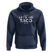 Funny Let's Go Taco Hoodie Vintage Star Stripes