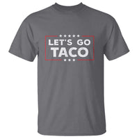 Funny Let's Go Taco T Shirt Vintage Star Stripes