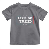 Funny Let's Go Taco Toddler T Shirt Vintage Star Stripes