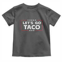 Funny Let's Go Taco Toddler T Shirt Vintage Star Stripes