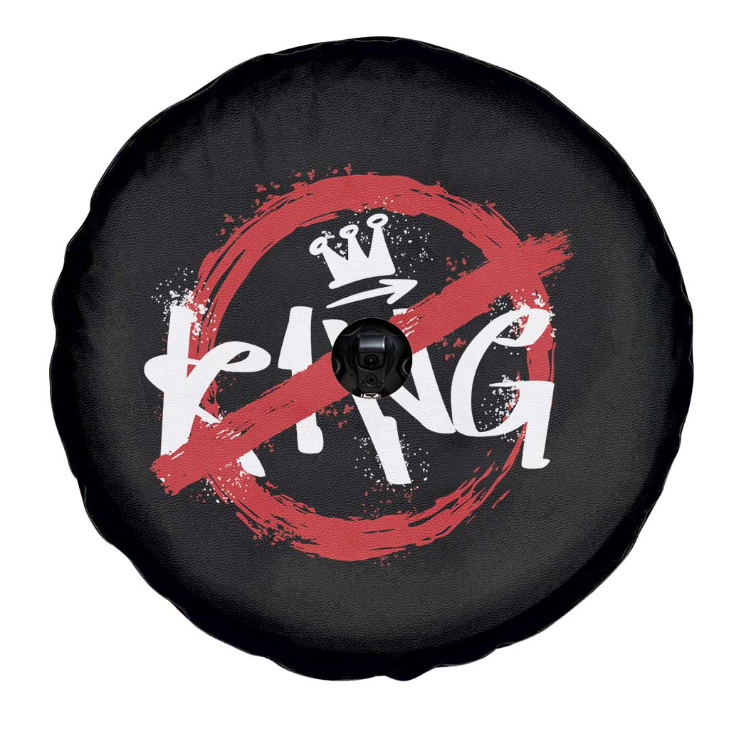 Funny No King Graffiti Style Crown Spare Tire Cover - Wonder Print Shop