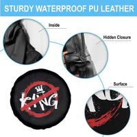 Funny No King Graffiti Style Crown Spare Tire Cover - Wonder Print Shop