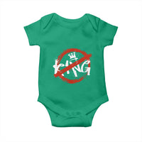 Funny No King Graffiti Style Crown Baby Onesie - Wonder Print Shop