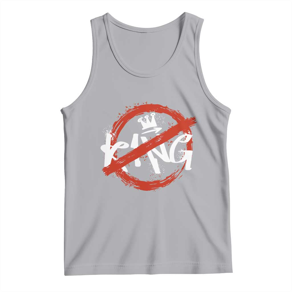 Funny No King Graffiti Style Crown Tank Top - Wonder Print Shop