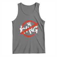 Funny No King Graffiti Style Crown Tank Top - Wonder Print Shop