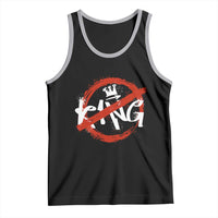 Funny No King Graffiti Style Crown Tank Top - Wonder Print Shop