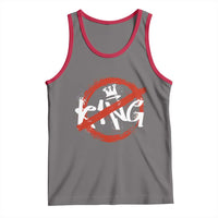 Funny No King Graffiti Style Crown Tank Top - Wonder Print Shop