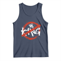 Funny No King Graffiti Style Crown Tank Top - Wonder Print Shop