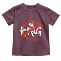 Funny No King Graffiti Style Crown Toddler T Shirt - Wonder Print Shop