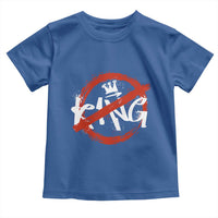 Funny No King Graffiti Style Crown Toddler T Shirt - Wonder Print Shop