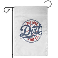 Funny Baseball Rub Some Dirt On It Garden Flag Sports Coach - Wonder Print Shop