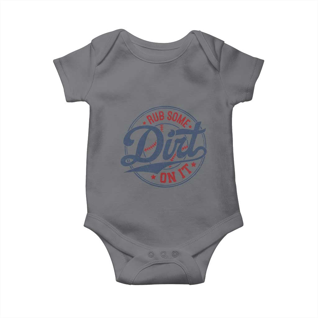 Funny Baseball Rub Some Dirt On It Baby Onesie Sports Coach - Wonder Print Shop