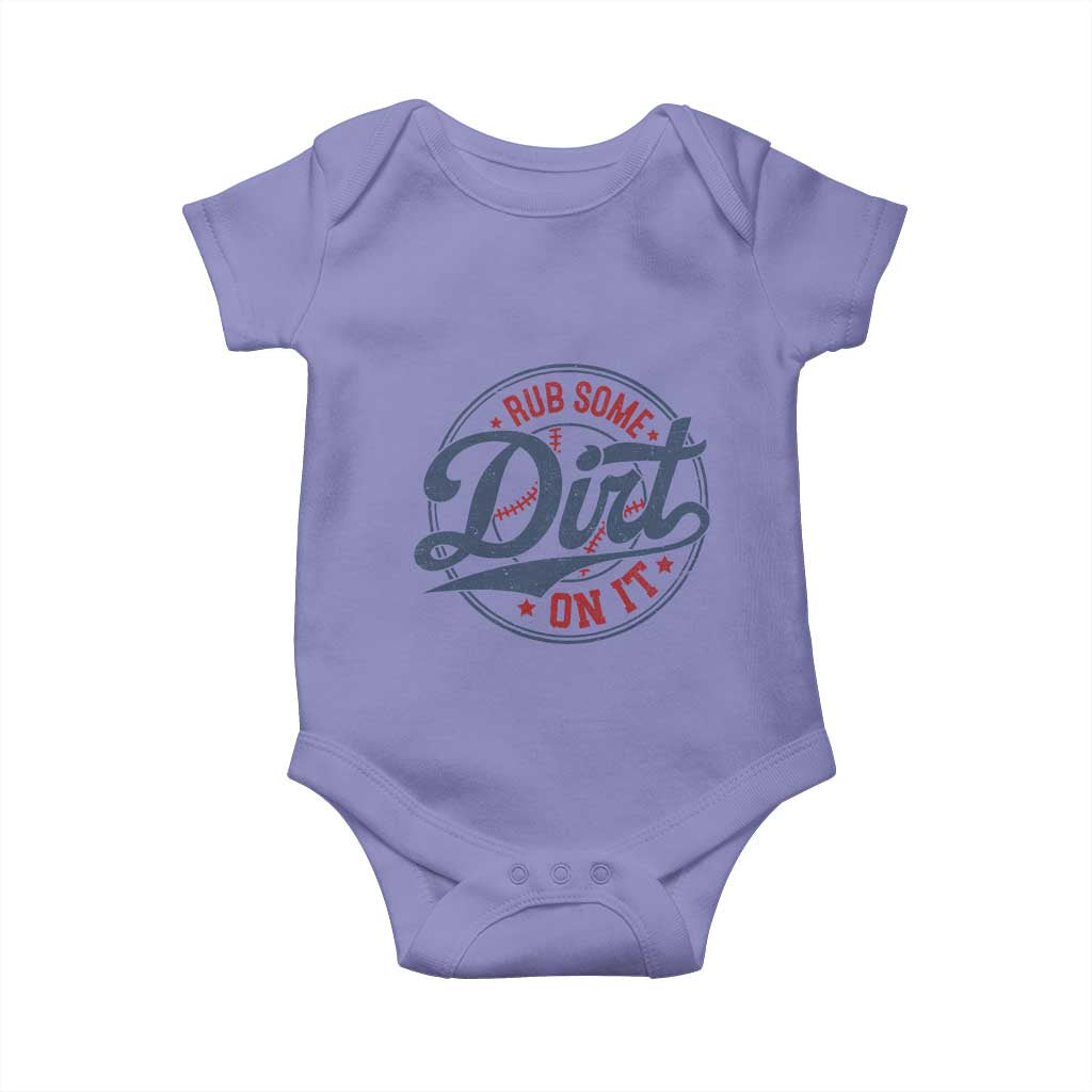 Funny Baseball Rub Some Dirt On It Baby Onesie Sports Coach - Wonder Print Shop