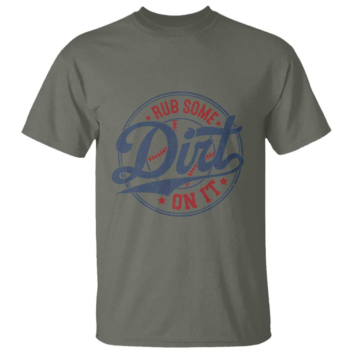 Funny Baseball Rub Some Dirt On It T Shirt Sports Coach - Wonder Print Shop