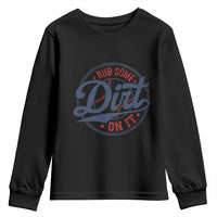 Funny Baseball Rub Some Dirt On It Youth Sweatshirt Sports Coach - Wonder Print Shop