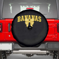 Funny Bananas Coquette Bow Baseball Player Spare Tire Cover - Wonder Print Shop