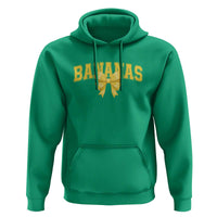 Funny Bananas Coquette Bow Baseball Player Hoodie - Wonder Print Shop