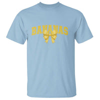 Funny Bananas Coquette Bow Baseball Player T Shirt - Wonder Print Shop