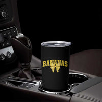 Funny Bananas Coquette Bow Baseball Player Tumbler Cup - Wonder Print Shop