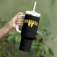 Funny Bananas Coquette Bow Baseball Player Tumbler With Handle - Wonder Print Shop