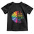 LGBTQ Be A Decent Human Its Not That Hard Toddler T Shirt Rainbow Flower