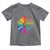 LGBTQ Be A Decent Human Its Not That Hard Toddler T Shirt Rainbow Flower
