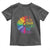 LGBTQ Be A Decent Human Its Not That Hard Toddler T Shirt Rainbow Flower