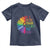 LGBTQ Be A Decent Human Its Not That Hard Toddler T Shirt Rainbow Flower
