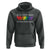LGBTQ Be A Decent Human Its Not That Hard Hoodie Rainbow Hearts